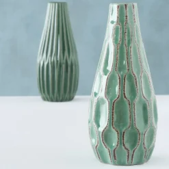 Sale Boltze Vase Lenja 2er Set grün