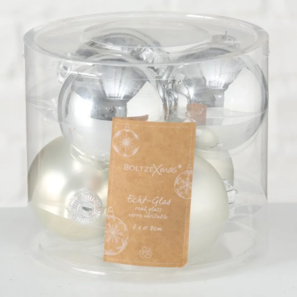 Online Boltze Weihnachtskugeln Ø 8 cm, 6 tlg
