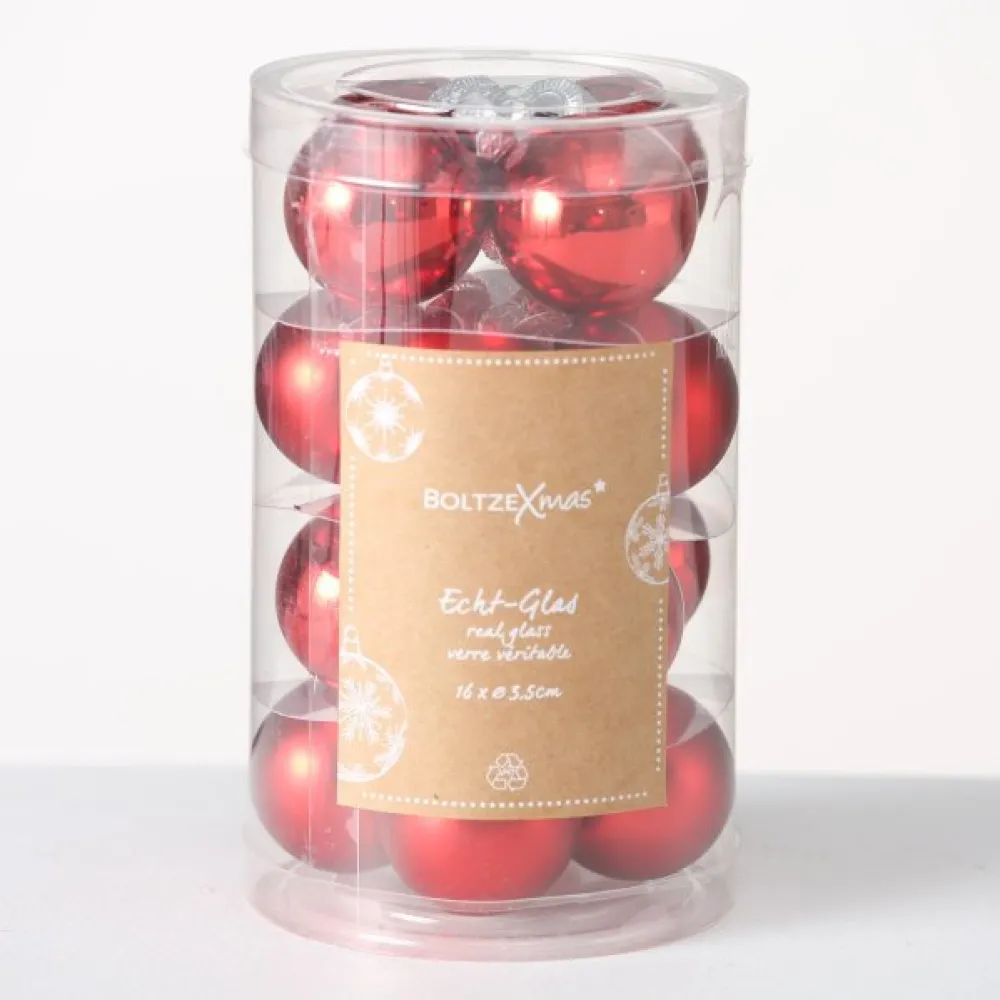 Outlet Boltze Weihnachtskugeln Ø 4 cm, 16 tlg