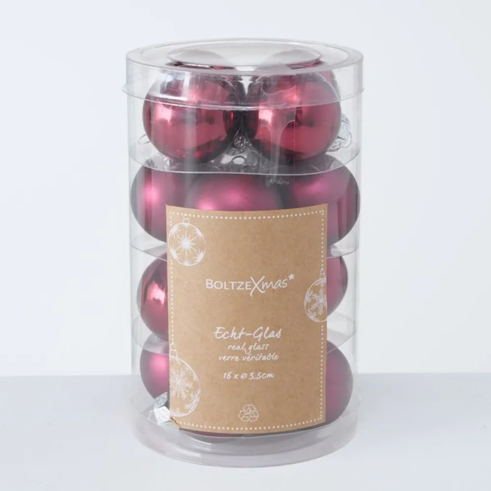Outlet Boltze Weihnachtskugeln Ø 4 cm, 16 tlg