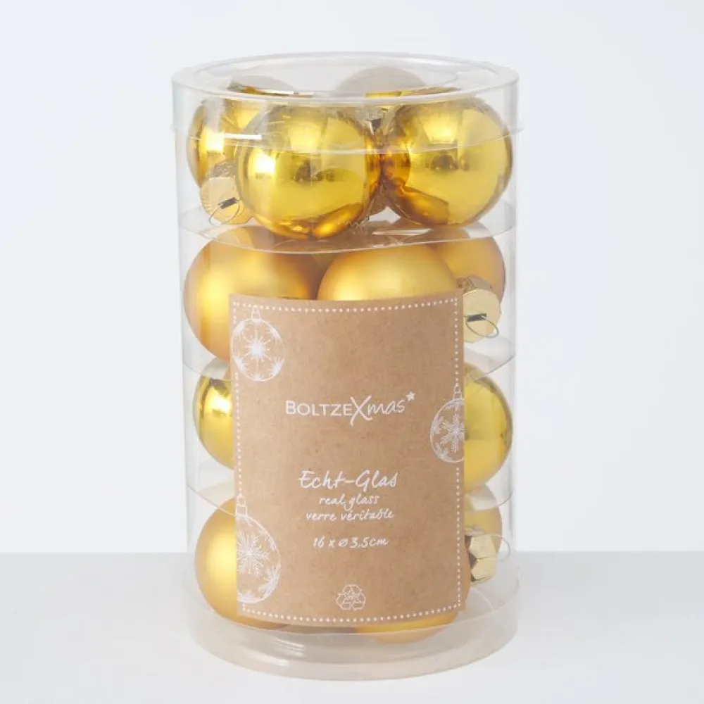 Outlet Boltze Weihnachtskugeln Ø 4 cm, 16 tlg
