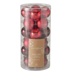 New Boltze Weihnachtskugeln Ø 6 cm, 24 tlg