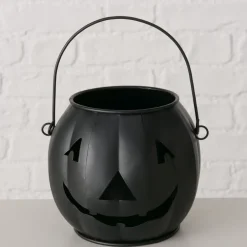 New Boltze Windlicht Grimasi Kürbis Halloween