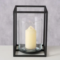 Sale Boltze Windlicht Quantum Metall, Glas