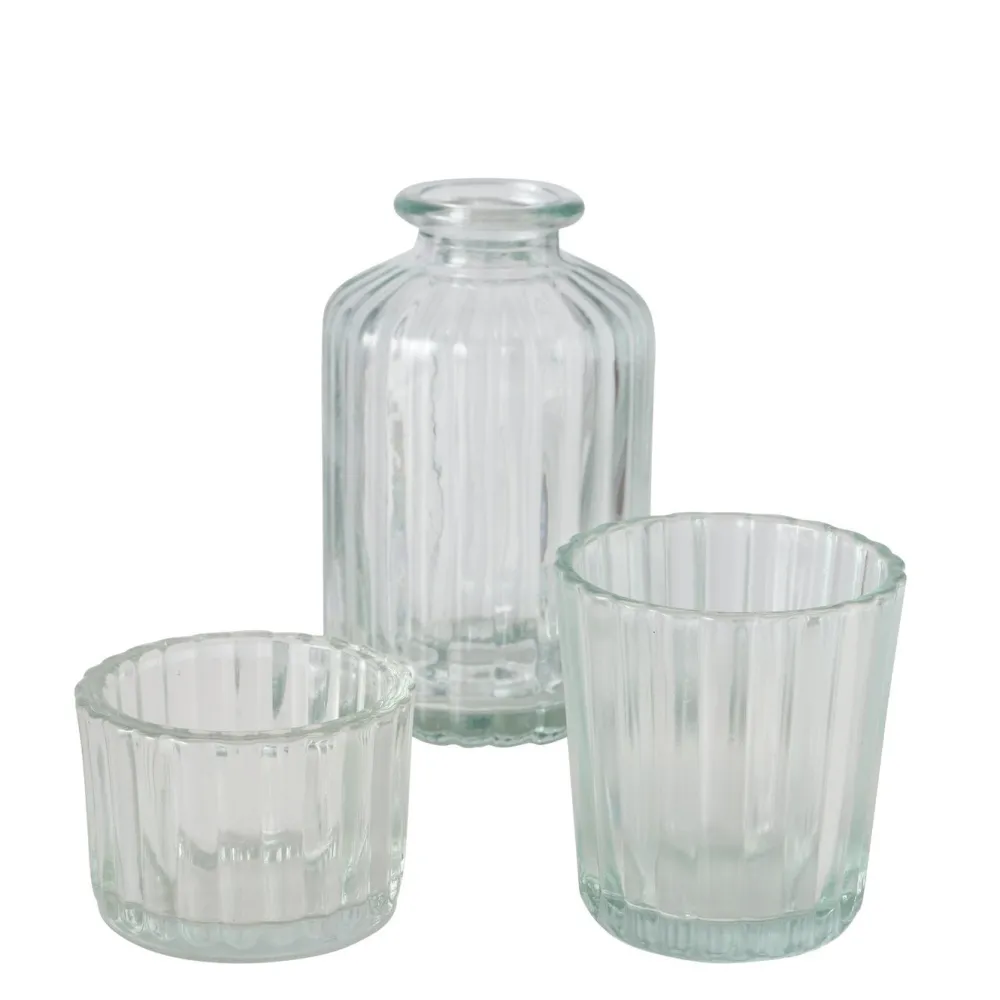 Outlet Boltze Windlicht Tolka, 3er-Set