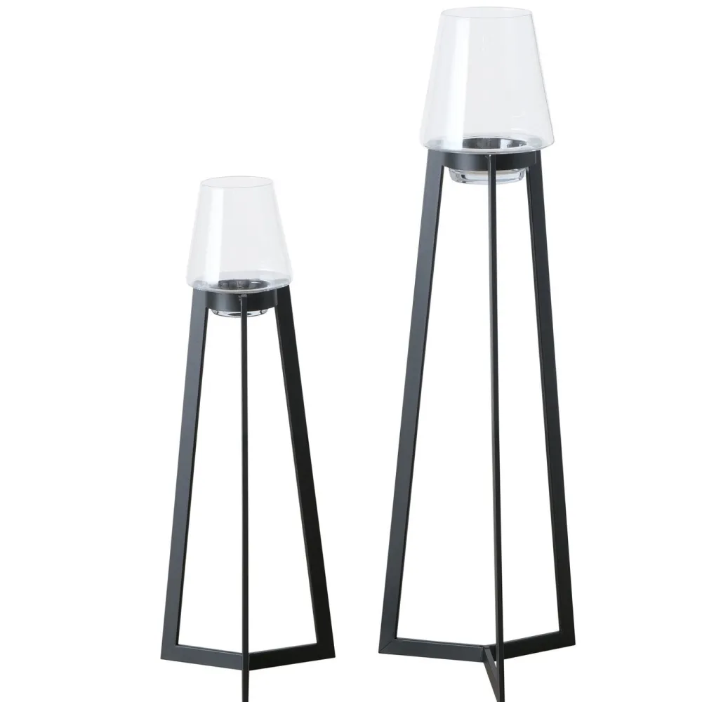 Clearance Boltze Windlicht Tulia, 2er-Set