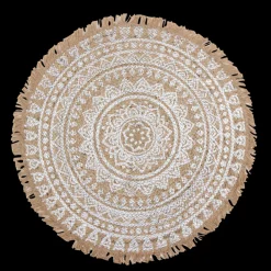 Online byRoom Teppich aus Jute mit Mandala Print