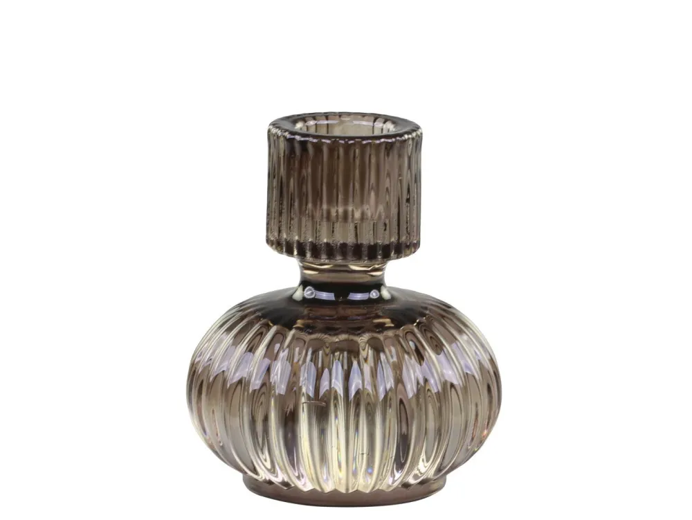 Best Chic Antique 2 in 1 Kerzenständer Teelichtglas