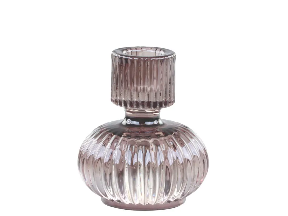 Best Chic Antique 2 in 1 Kerzenständer Teelichtglas