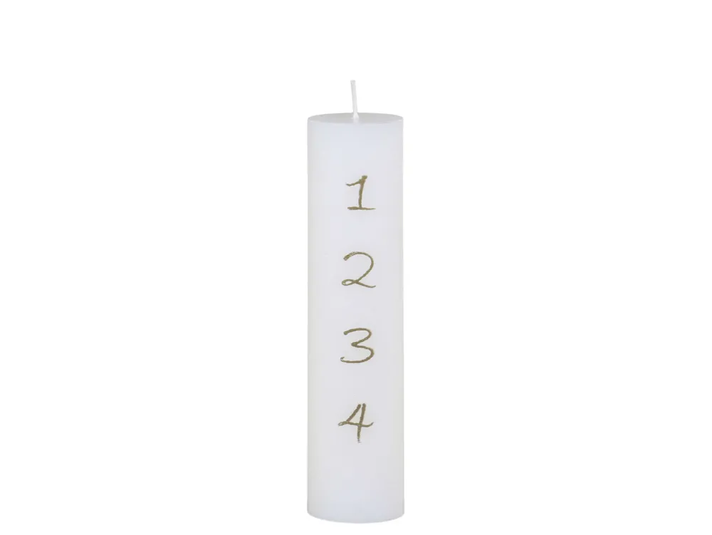 Best Chic Antique Adventskerze mit Druck 1-4