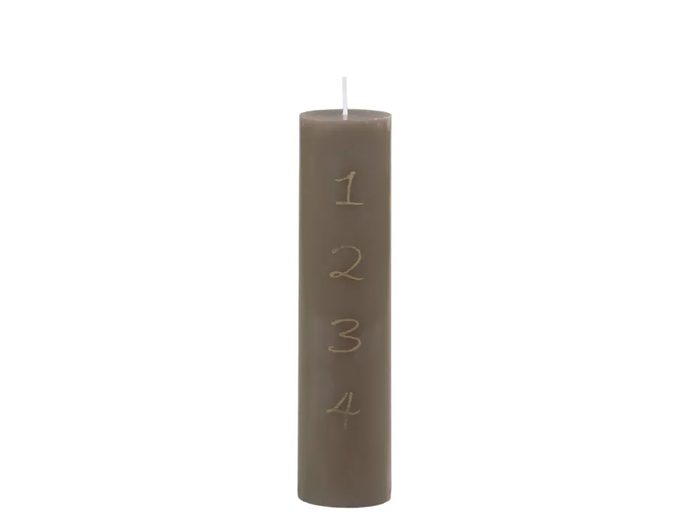 Best Chic Antique Adventskerze mit Druck 1-4