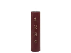 Best Chic Antique Adventskerze mit Druck 1-4