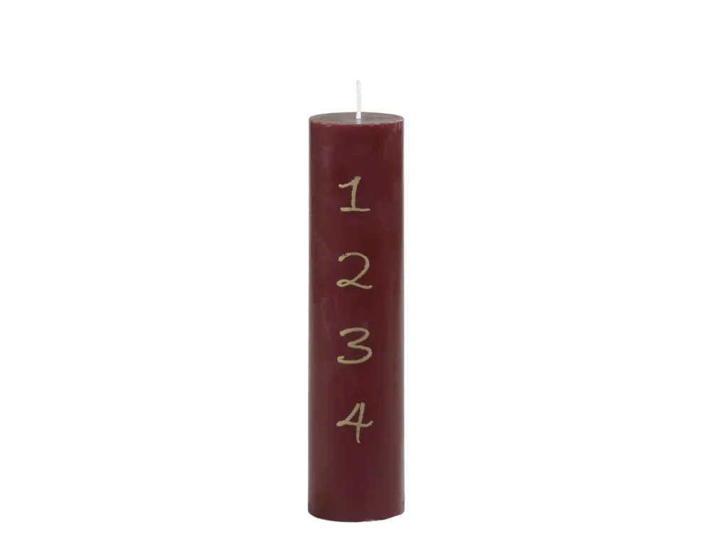Best Chic Antique Adventskerze mit Druck 1-4