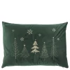 Outlet Chic Antique Aix Kissebezug mit Weihnachtsbäumen