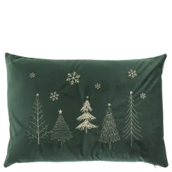 Outlet Chic Antique Aix Kissebezug mit Weihnachtsbäumen