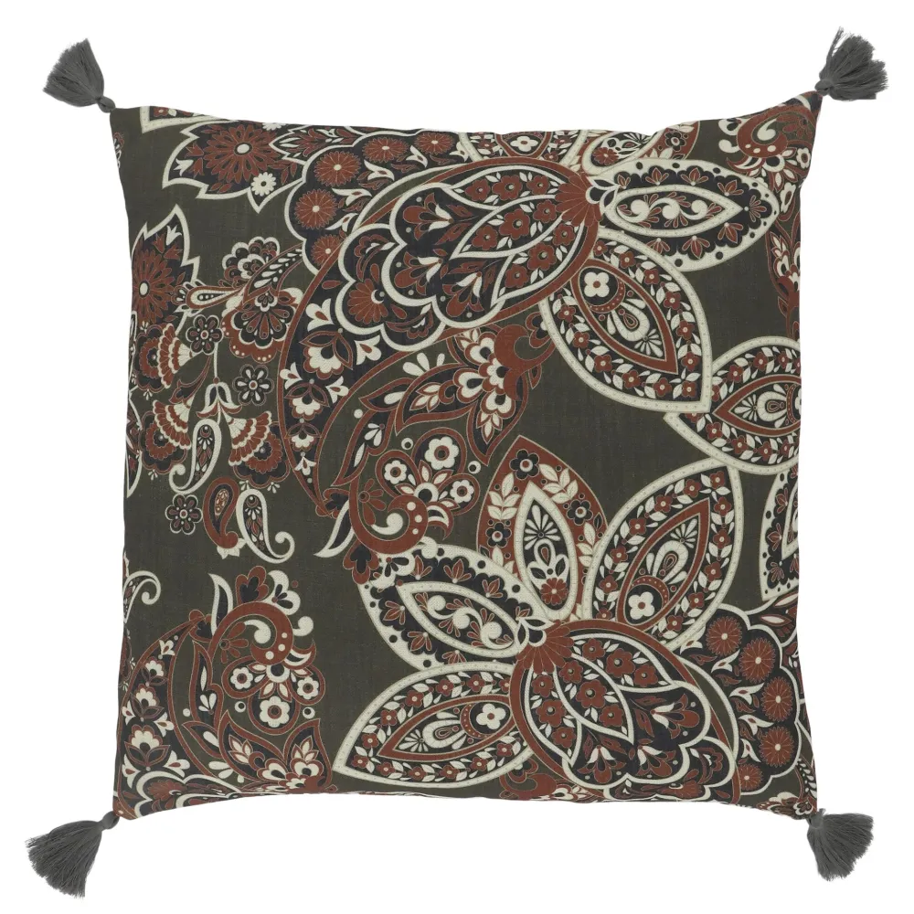 New Chic Antique Aix Kissenbezug Paisley mit Quasten