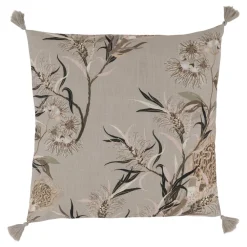 Discount Chic Antique Aix Kissenbezug Blumenmotiv 2 mit Quasten