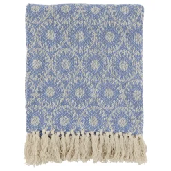 Online Chic Antique Aix Plaid aus Baumwolle und Garnüberschuss Kreismuster
