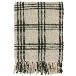 Outlet Chic Antique Aix Plaid, Decke aus recycelter Baumwolle
