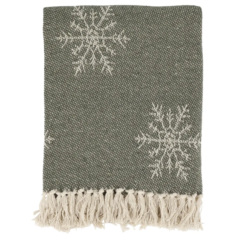 Discount Chic Antique Aix Plaid Garnüberschuss mit Eiskristallen