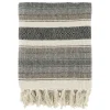 Chic Antique Aix Plaid recycelte Baumwolle gestreift