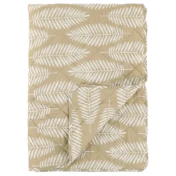 Outlet Chic Antique Aix Quilt mit Tropischen Blattmotiv