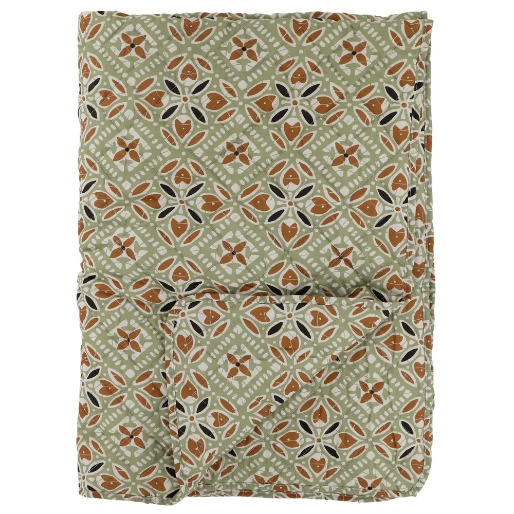 Outlet Chic Antique Aix Quilt mit Batikmuster