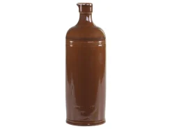 Sale Chic Antique Alte französische Flasche mokka
