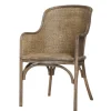 Online Chic Antique Alter französischer Stuhl geflochten