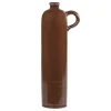 Hot Chic Antique Altfranzösische Flasche mokka mit Henkel