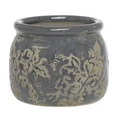 Discount Chic Antique Antibes Blumentopf mit Blumenmuster