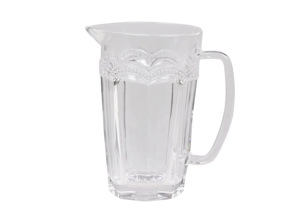 Best Chic Antique Antoinette Glas Kanne mit Perlenkante