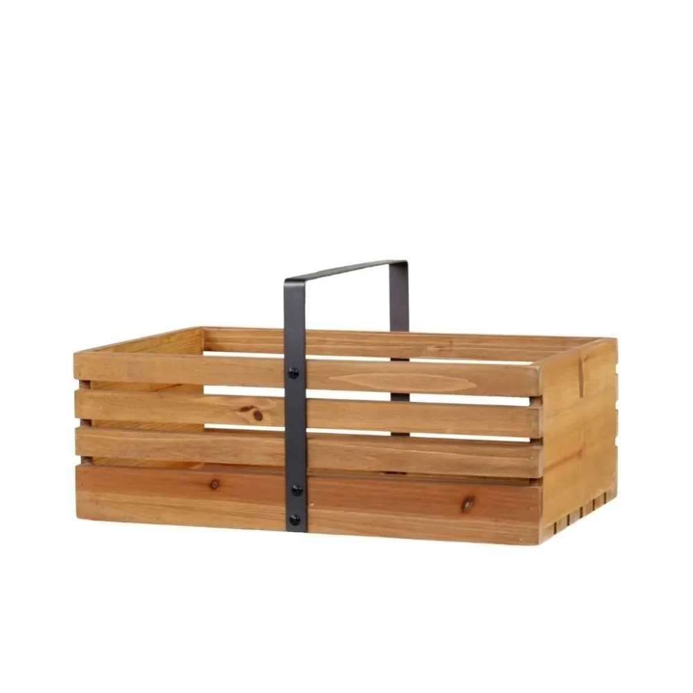 Outlet Chic Antique Apfelkiste mit Handgriff