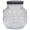 Chic Antique Aufbewahrungsglas mit Diamantenschliff