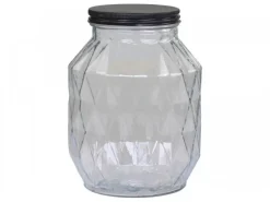 Chic Antique Aufbewahrungsglas mit Diamantenschliff