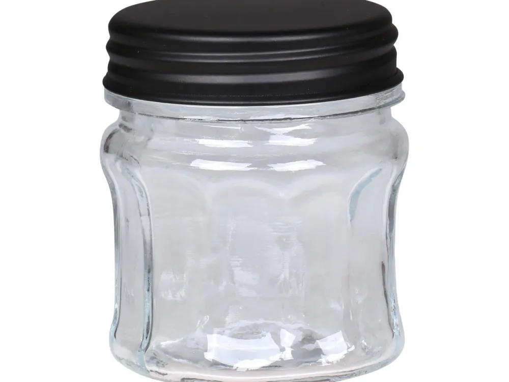 Clearance Chic Antique Aufbewahrungsglas mit Rillen