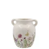 Outlet Chic Antique Avignon Kanne mit Blumenmotiv