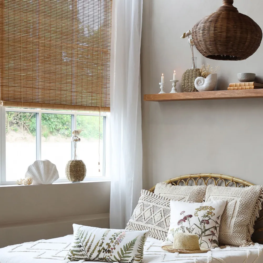 New Chic Antique Bambusrollo, Rollgardine in Bambus