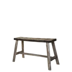 Discount Chic Antique Bank mit Muster auf Sitz