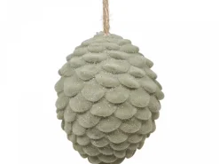 Clearance Chic Antique Baumschmuck Tannenzapfen Velours