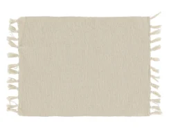 Online Chic Antique Baumwoll Platzdeckchen mit Fransen
