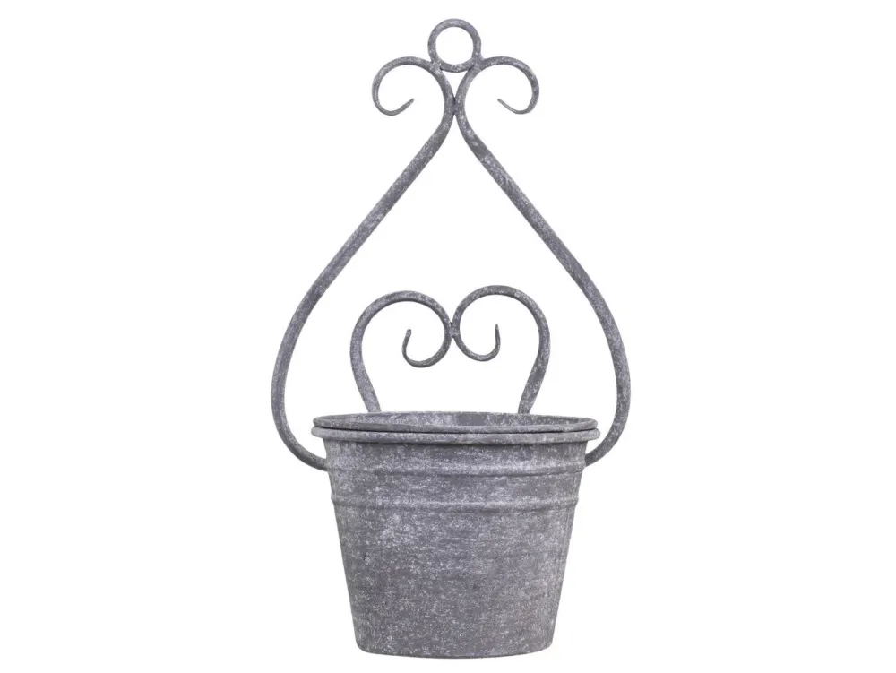Outlet Chic Antique Übertopf als Wandbehang