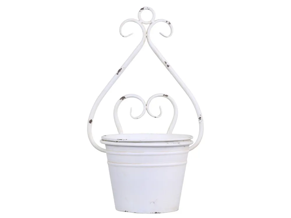 Outlet Chic Antique Übertopf als Wandbehang