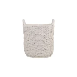Discount Chic Antique Übertopf Corte mit Flechtmuster und Henkel