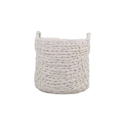 Discount Chic Antique Übertopf Corte mit Flechtmuster und Henkel