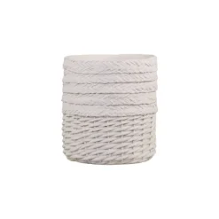 Online Chic Antique Übertopf Corte mit Flechtmuster
