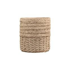 Online Chic Antique Übertopf Corte mit Flechtmuster