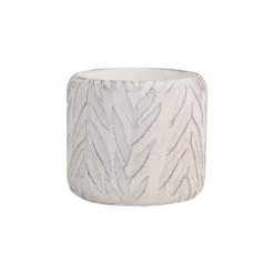 New Chic Antique Übertopf mit Blattmuster