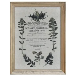 Sale Chic Antique Bild mit wilden Blumen und Naturrahmen
