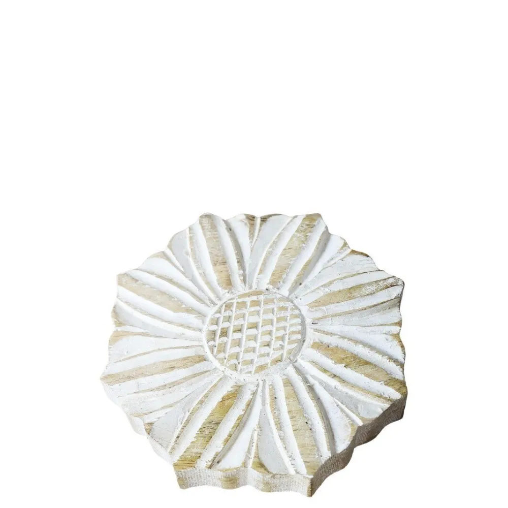 Discount Chic Antique Blume für Deko aus Mangoholz
